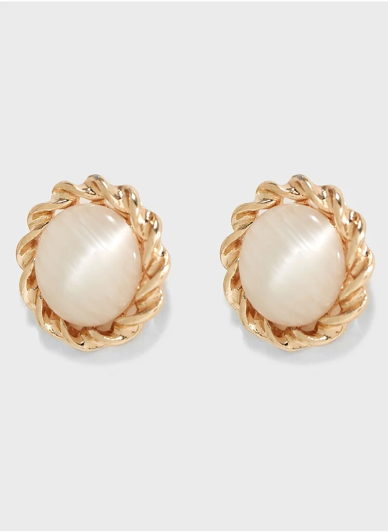 ELLA Button Detail Studs