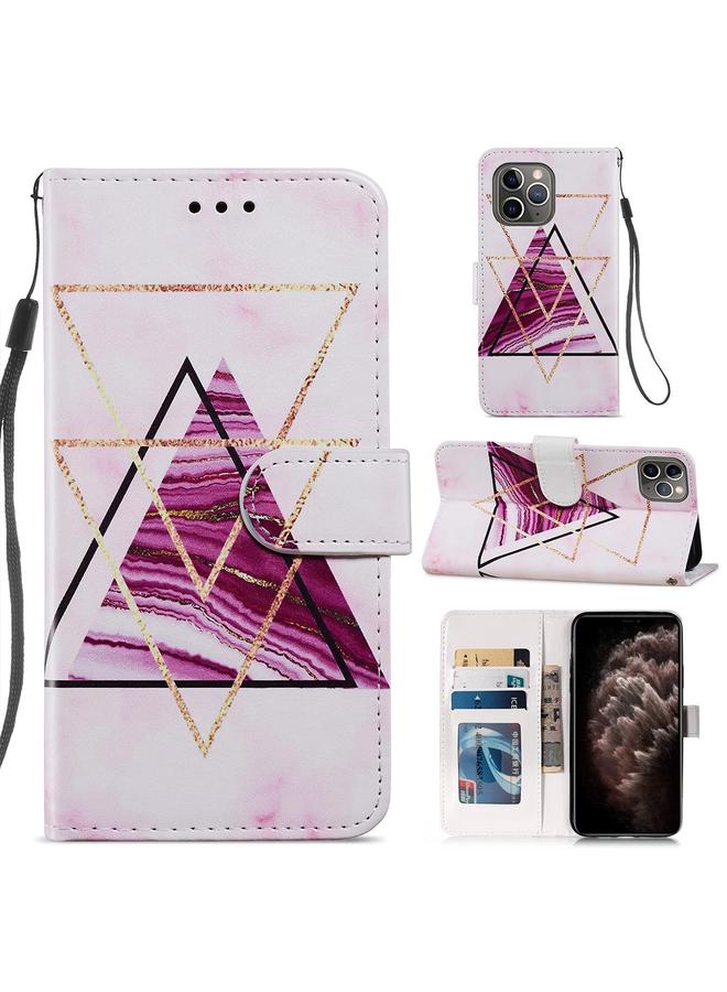 Painted Pattern Horizontal Flip Leather Case with Holder & Card Slots & Photo Frame For iPhone 11 Pro Max