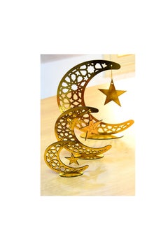 Generic Ramadan Crescent and Star Set 3 Sizes for Ramadan Decoration 