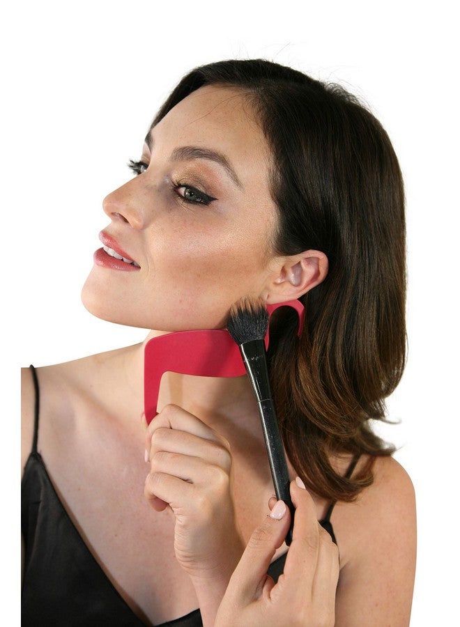 revobeard Contour Stencil By Revo Makeup Kit Brushes Set Eyebrow Pencil Tint Shapernose Contour Palette Kit Organizer Tool Contouring Cheeks & Nose Use W/Foundation Beauty Sponge Bronzer Blush Powder - Image 3