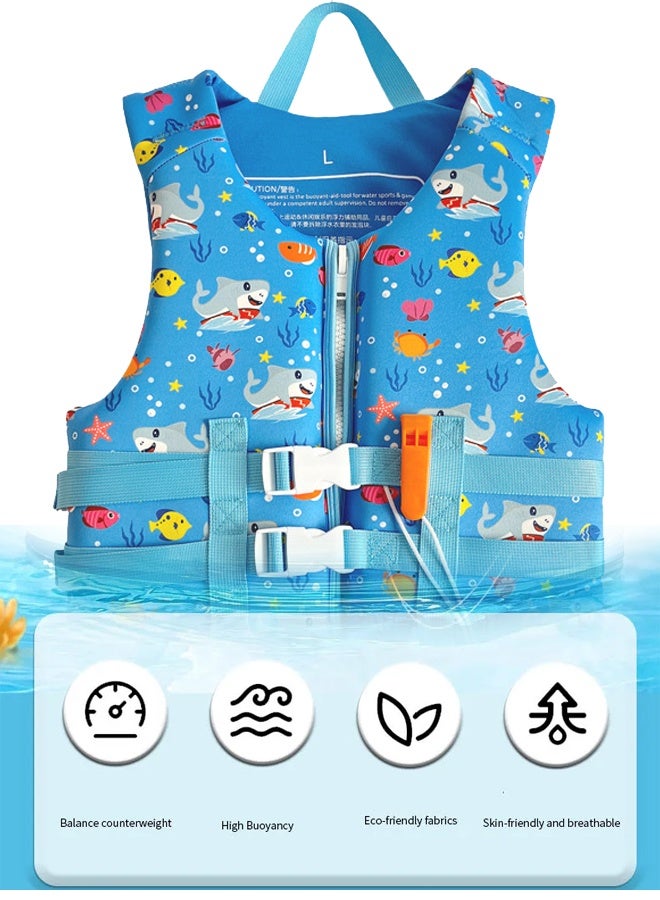 Muyixin Premium Neoprene Swim Vest for Kids - with Adjustable Safety Straps Age 1-3,Ideal Buoyancy Swim Aid for Boys, Girls, and Toddlers - Image 2