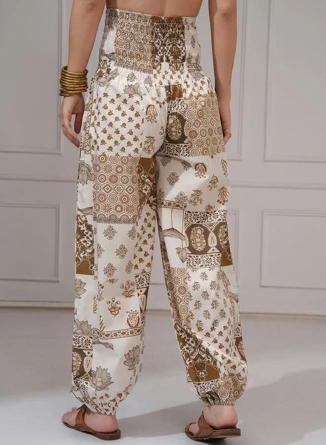 Vishudh Vishudh Women Multicolor Ethnic Motifs Printed Pant