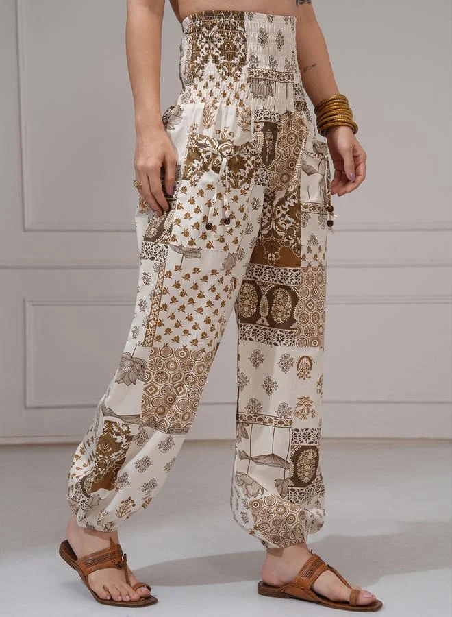Vishudh Vishudh Women Multicolor Ethnic Motifs Printed Pant