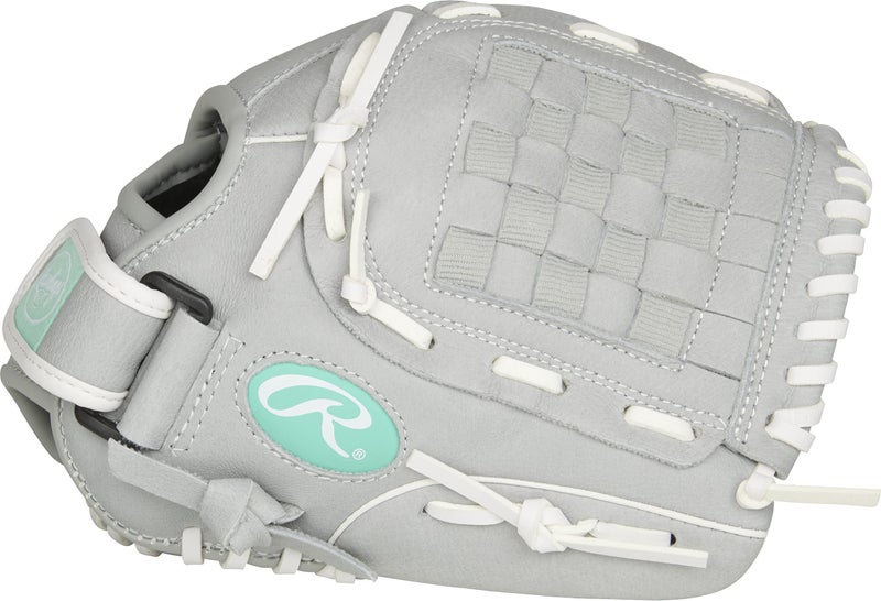 Rawlings راولينغز | سلسلة شور كات لليد السريعة للسوفتبول | تركواز/رمادي/أبيض | LHT | 11' - Image 2