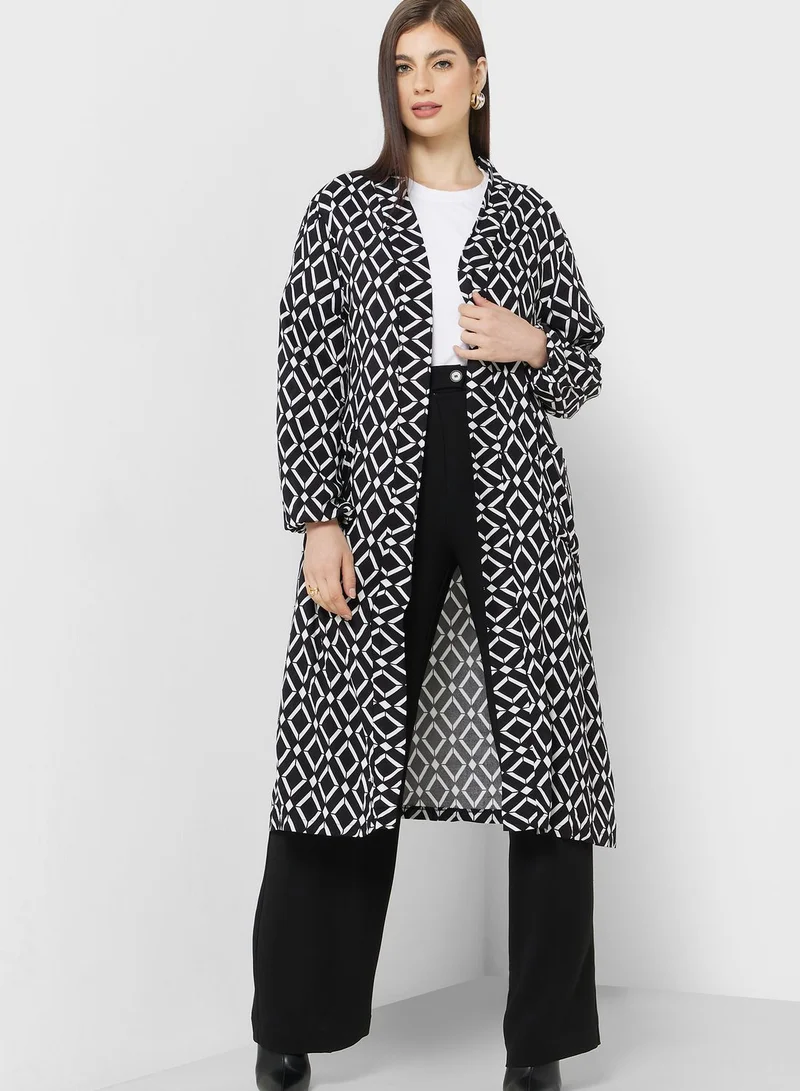 Khizana Printed Layering Light Jacket