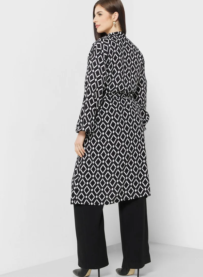 Khizana Printed Layering Light Jacket