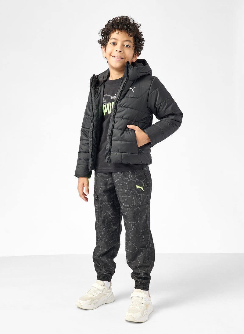 بوما جاكيت مبطن بغطاء رأس للأطفال - Image 4