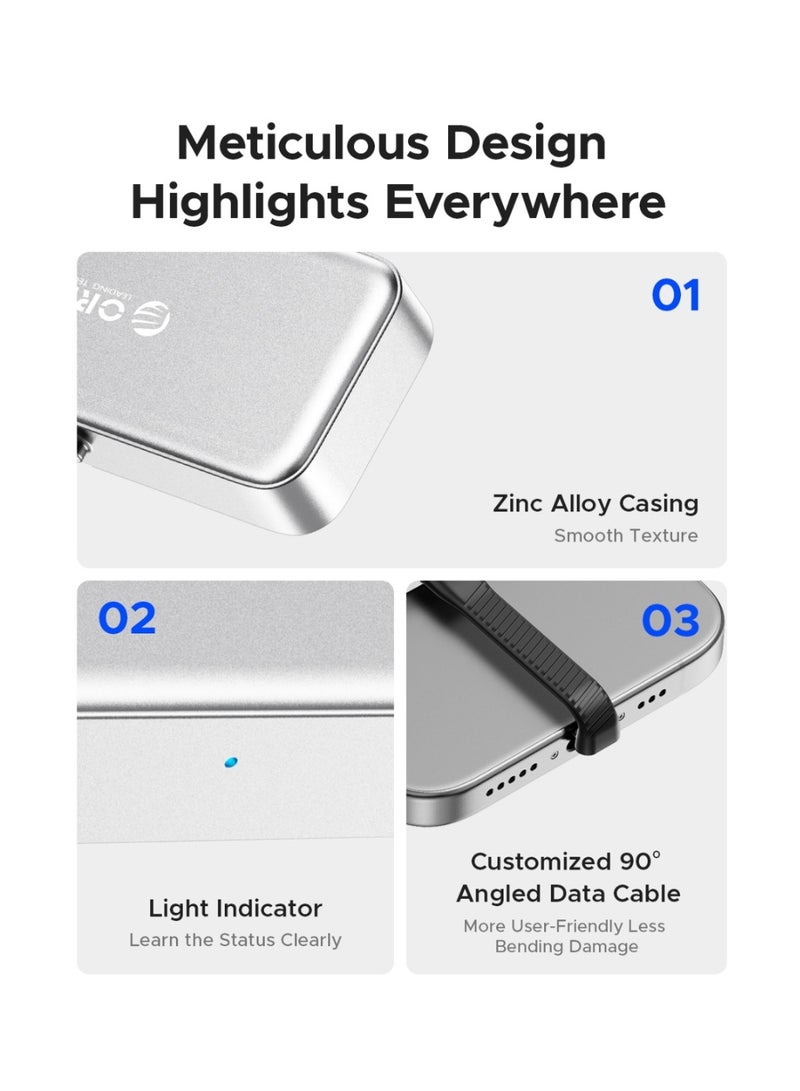 ORICO FlashPod 64GB External SSD, Direct Plug Design, Portable Solid State Drive + Portable Protection Case for External SSD Hard Drive S5 - Image 4