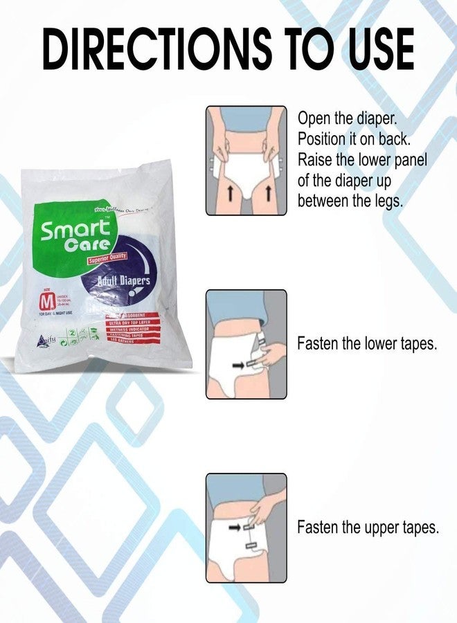 SMARTCARE Adult Diaper Medium Size 2'S Pack - Image 3