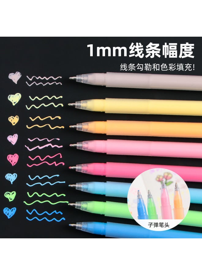 HELPS قلم جرافيتي أكريليك يدوي سعة كبيرة ملون، فرشاة علامات لامعة عالية القيمة - Image 2