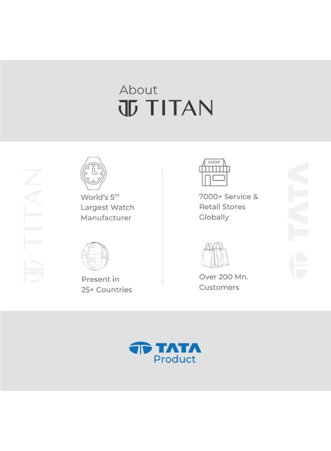 Sonata ساعة يد للرجال 77105NL13 - قرص أسود، حزام جلد بني، حركة كوارتز، مقاومة للماء حتى 3 ATM، ساعة أنيقة وجاهزة كهدية - Image 5