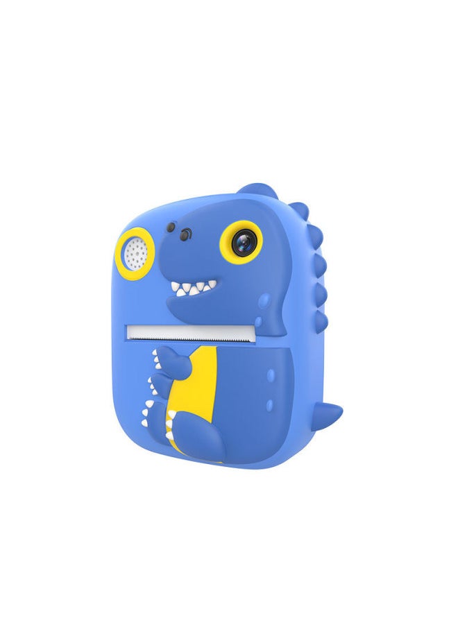 Generic Dinosaur Children Polonoid Cartoon Digital Printing Camera Photographable Printable Thermal Small SLR Toy-Color:Dinosaur Polaroid Printing Camera  - Image 1