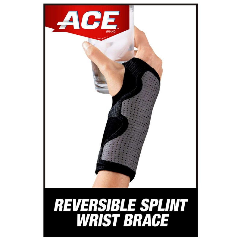 ACE Reversible Wrist Brace, Wrist Support for Sore, Weak and Injured Wrists, Breathable, One Size Fits Most - Image 2
