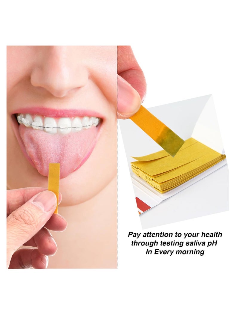 RAHAYM شرائط اختبار الرقم الهيدروجيني ليتماس 320 شريط، ورق اختبار الرقم الهيدروجيني الشامل المهني 1-14، للتعليم، الطلاب، تجارب الكيمياء، مراقبة الرقم الهيدروجيني للعاب، البول، الماء، التربة والنظام الغذائي. - Image 3
