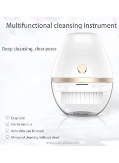 PRIME Massaging Facial Cleaner With 2 Brush Heads 3 Modes Waterproof USB Charging For Face Cleaning Exfoliating Multifunction Sonic Face Cleansing Brush With Charging Cable  - Image 3