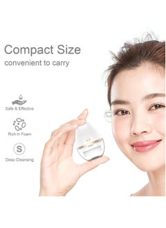 PRIME Massaging Facial Cleaner With 2 Brush Heads 3 Modes Waterproof USB Charging For Face Cleaning Exfoliating Multifunction Sonic Face Cleansing Brush With Charging Cable  - Image 5