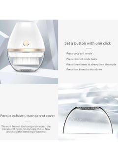 PRIME Massaging Facial Cleaner With 2 Brush Heads 3 Modes Waterproof USB Charging For Face Cleaning Exfoliating Multifunction Sonic Face Cleansing Brush With Charging Cable  - Image 2