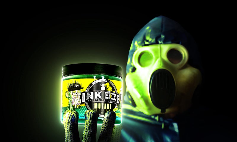 INK-EEZE INKEEZE Mutant Serum Green Tattoo Ointment Limited Edition Bored Ape Yacht Club NFT, Made in USA, 16oz - Image 3