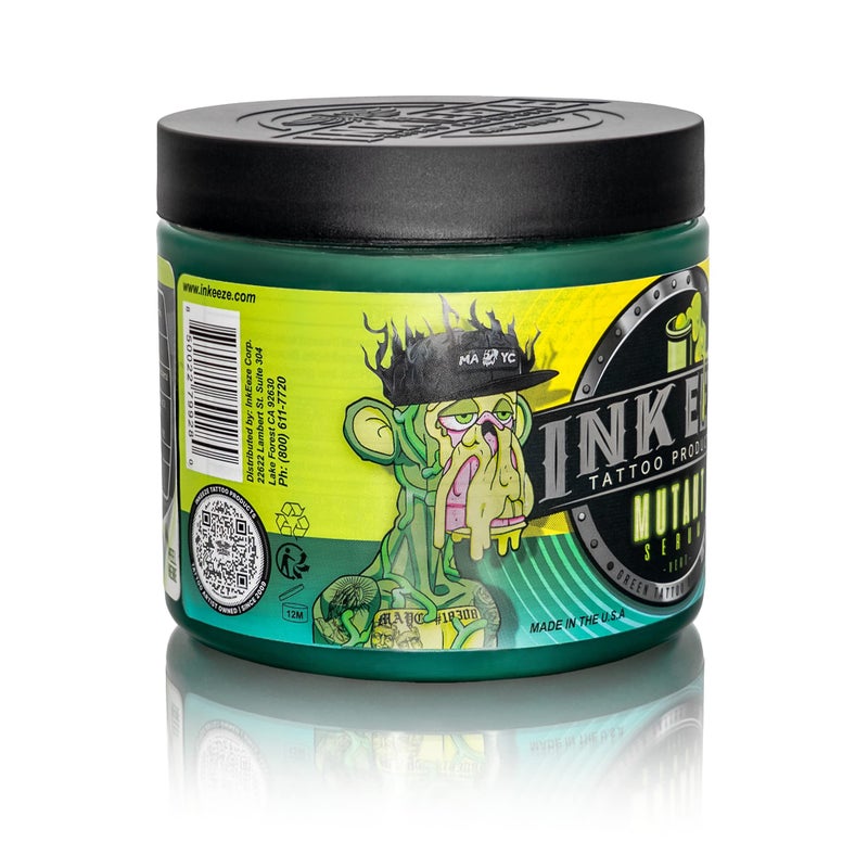 INK-EEZE INKEEZE Mutant Serum Green Tattoo Ointment Limited Edition Bored Ape Yacht Club NFT, Made in USA, 16oz - Image 5