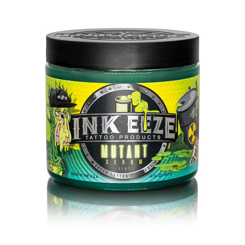 INK-EEZE INKEEZE Mutant Serum Green Tattoo Ointment Limited Edition Bored Ape Yacht Club NFT, Made in USA, 16oz - Image 1