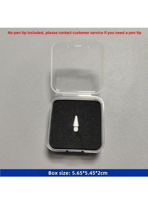 Suitable For Apple Pencil Retrofit Nib Packaging Box For Huawei Pencil2 Generation Nib Carton Packaging-Color:Black-square Sponge Pen Tip Packaging Box [1 Piece]