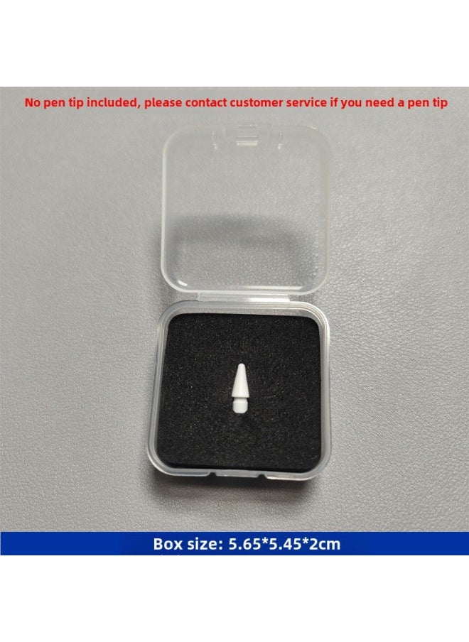 Generic - Suitable For Apple Pencil Retrofit Nib Packaging Box For Huawei Pencil2 Generation Nib Carton Packaging-Color:Black-square Sponge Pen Tip Packaging Box [1 Piece] - Image 1