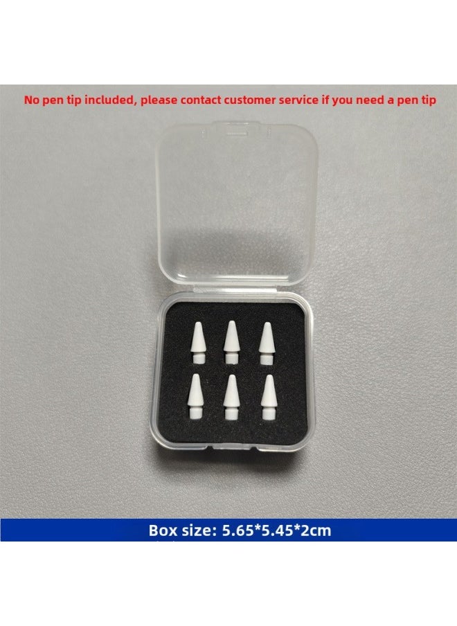 Generic - Suitable For Apple Pencil Retrofit Nib Packaging Box For Huawei Pencil2 Generation Nib Carton Packaging-Color:Black-square Sponge Pen Tip Packaging Box [1 Piece] - Image 1