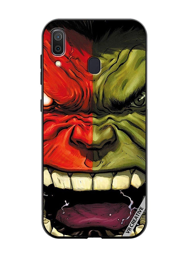 VR CREATIVE Protective Case Cover For Samsung Galaxy A30 Hulk Design Multicolour - Image 1