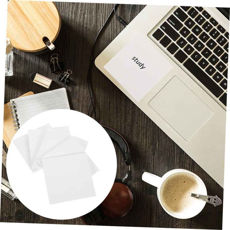 Brown Self Adhesive Note Papers Sticky Tabs Memo Pads for School Office Task Organizing and Reminders - Image 3