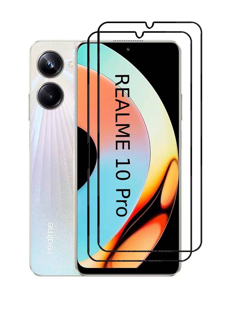ZOOMEE - 2 Pack 9H Hardness Anti-Scratch Tempered Glass Screen Protector For Realme 10 Pro - Image 1