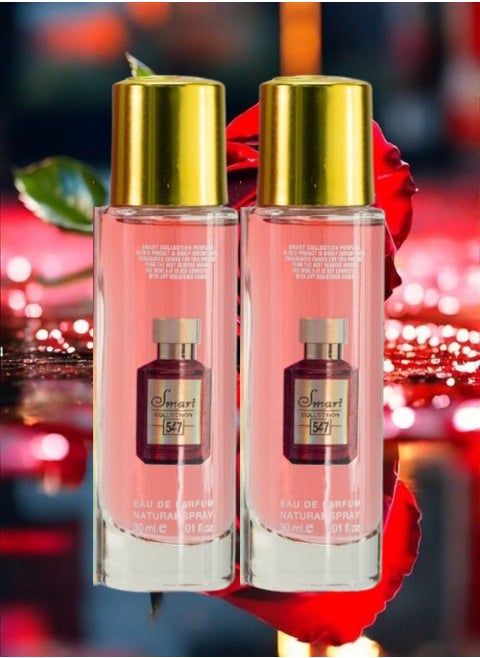 2 Pieces Original Smart Perfume Number 547 30ml EDP
