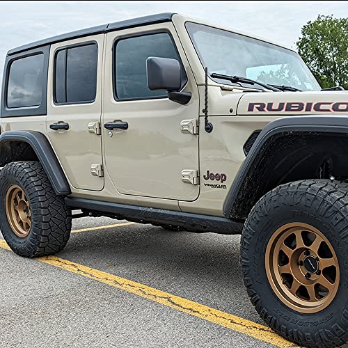 VOFONO 13 Inch Antenna for Jeep Wrangler Gladiator 2007-2025, Short Antenna for JL JK Rubicon Sahara Unlimited Sport Willys 4xe Mojave High Altitude Jeep Accessories - Image 3