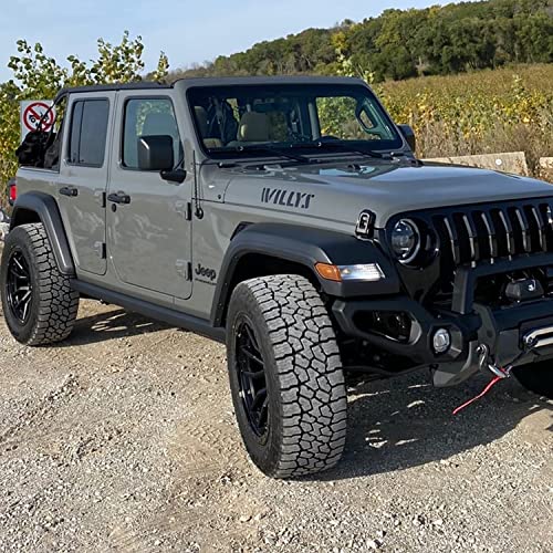 VOFONO 13 Inch Antenna for Jeep Wrangler Gladiator 2007-2025, Short Antenna for JL JK Rubicon Sahara Unlimited Sport Willys 4xe Mojave High Altitude Jeep Accessories - Image 4
