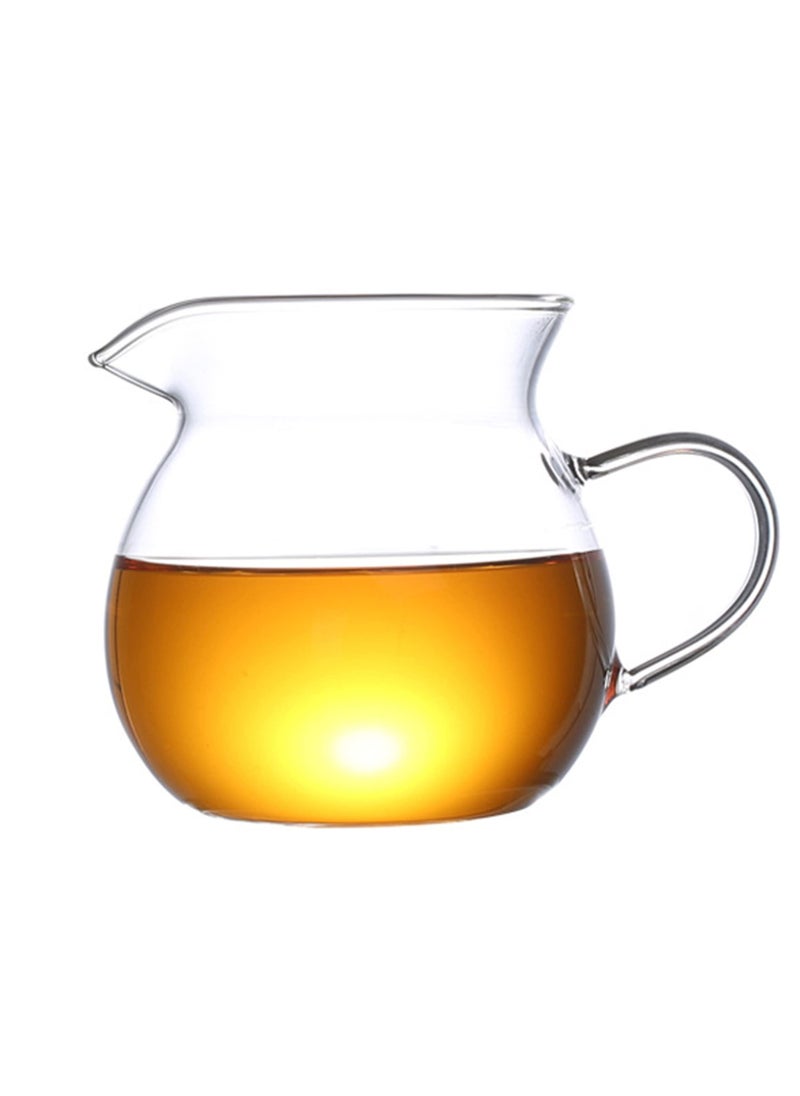 Mozentea Glass Gong Dao Bei Milk PitcherCha Hai For Chinese Gong Kung Fu Tea Fairness Cup Sharing Pitcher GDB181 oz  240 ml 