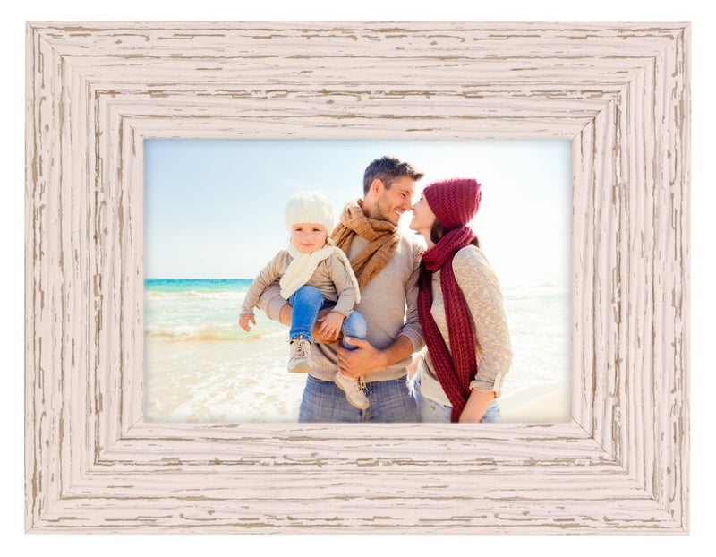 Kiera Grace Maya Weathered Beachwood Picture Frame, 4 x 6 inches, White - Image 5