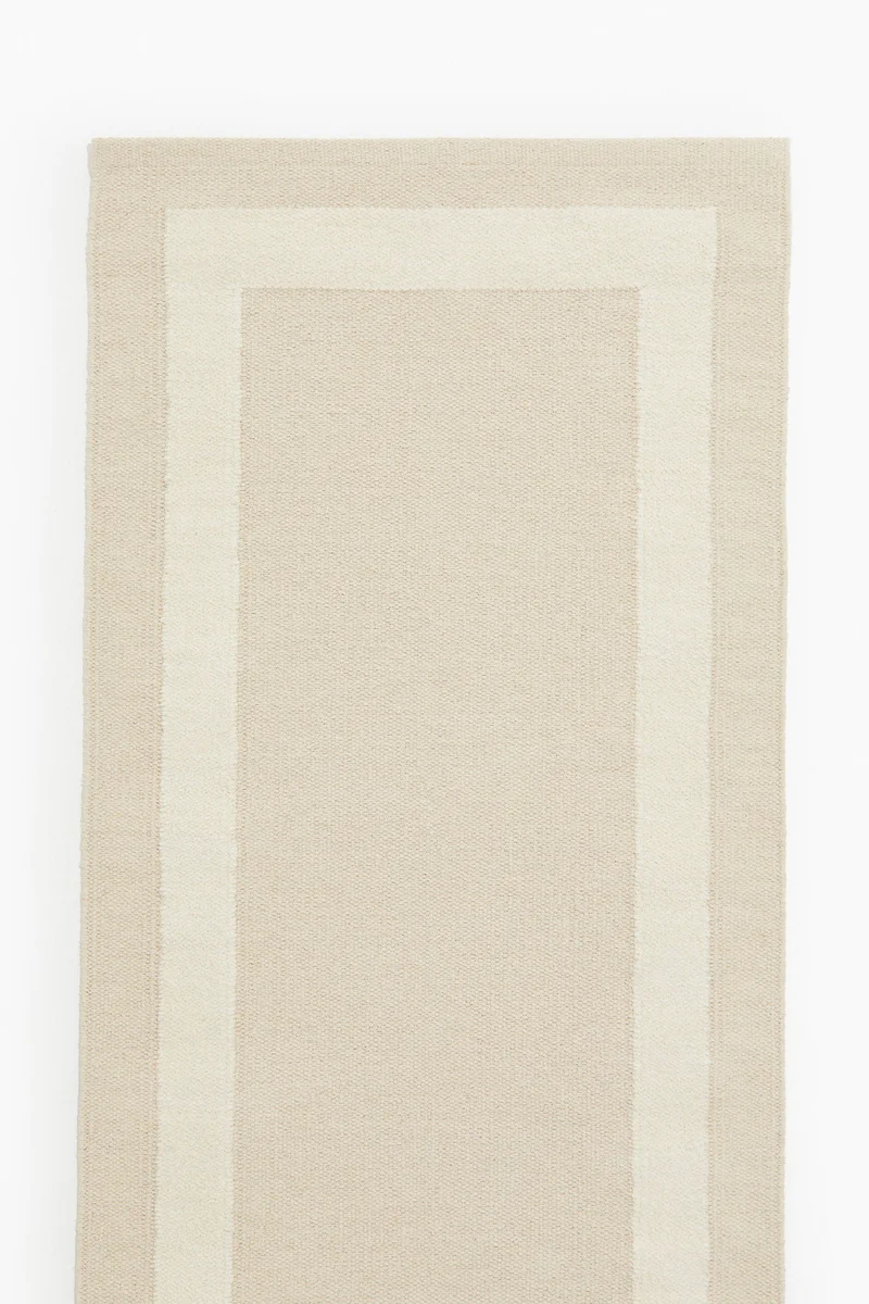 H&M Flat Weave Cotton Runner Rug