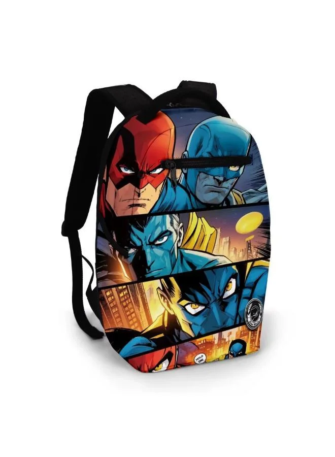 كي دبليو Superhero Graphic Backpack 18-Inch