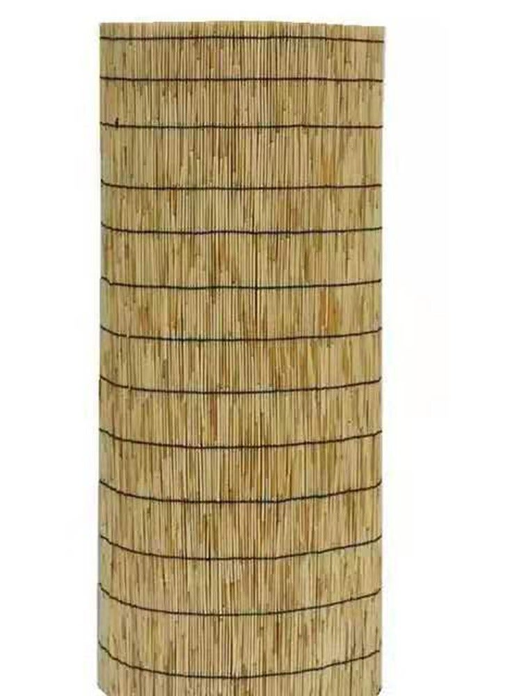 LINGWEI Bamboo Roller Blinds Beige 200x100cm - Image 1