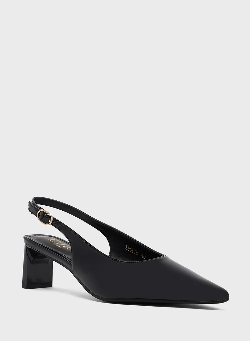 ELLA Mid Heel Slingback Pump