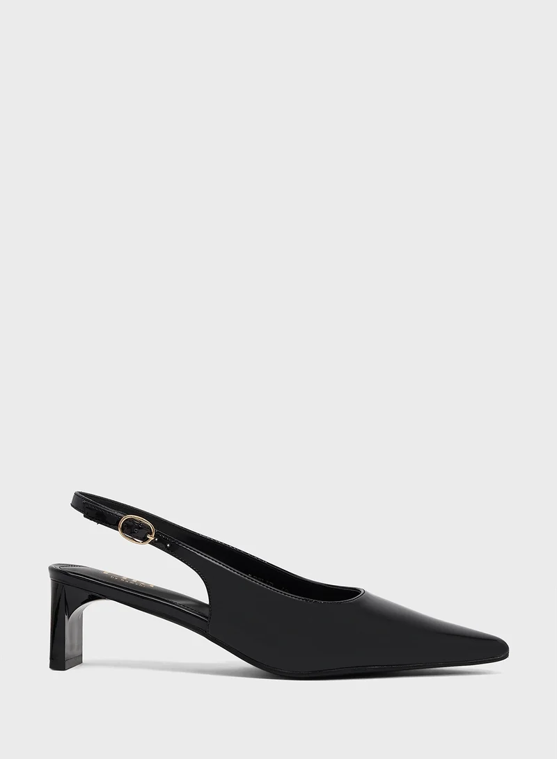 ELLA Mid Heel Slingback Pump