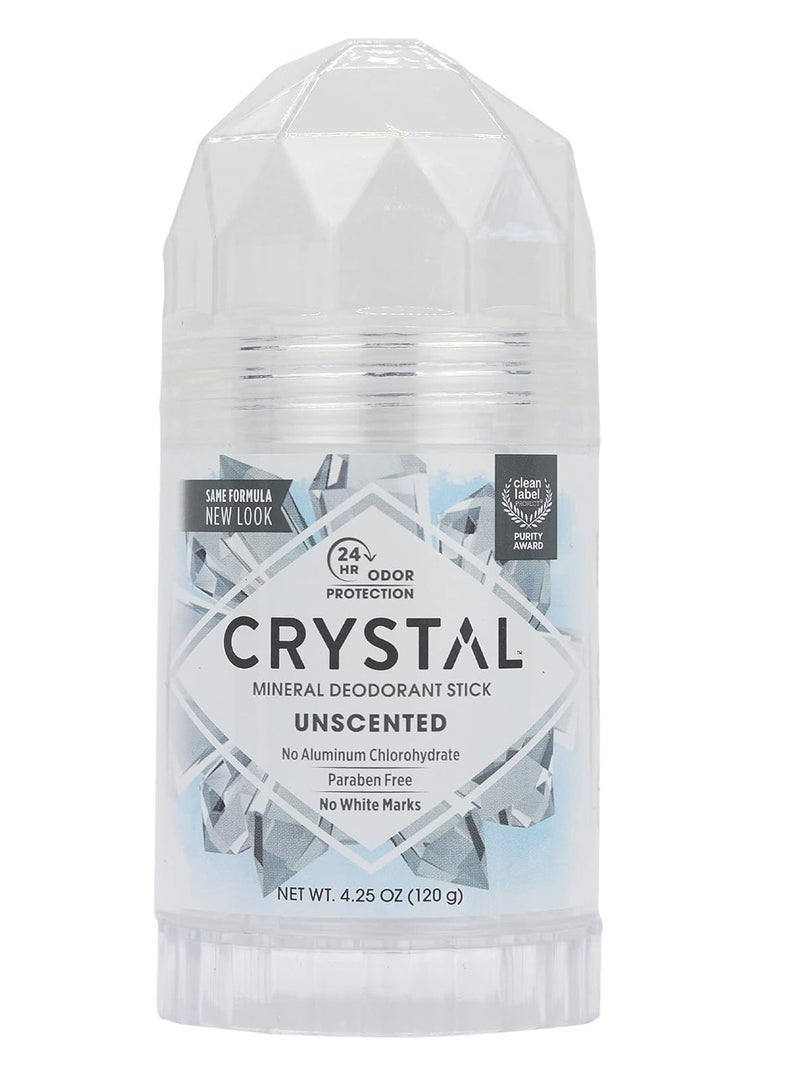 Crystal, Mineral Deodorant Stick, Unscented, 4.25 oz (120 g) - Image 1