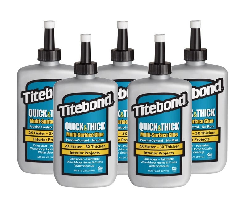 Titebond 2403 Wood Molding Glue Clear8Ounces Pack of 5 - Image 1