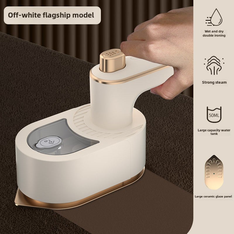 Portable Handheld Folding Garment Steamer Mini Travel Iron White 