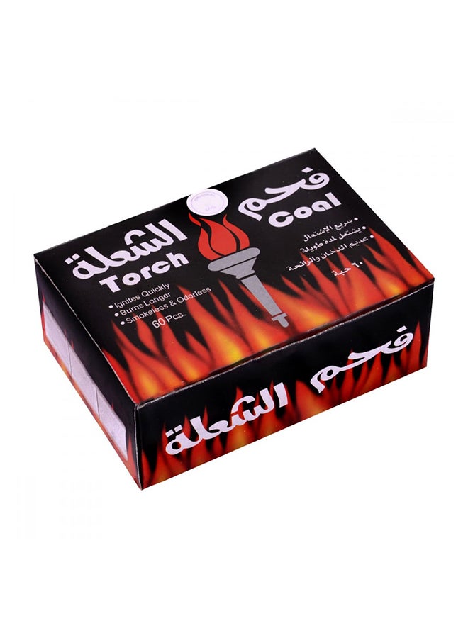 Generic 60 Pcs Flammable Coal Instant Flammable Coal Torch Coal  - Image 1