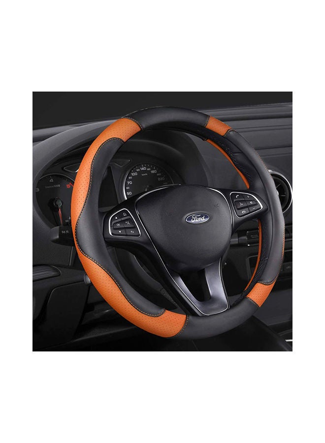 NIBEMINENT Sport Style Non-slip Car Steering Wheel Cover Protector - Image 2