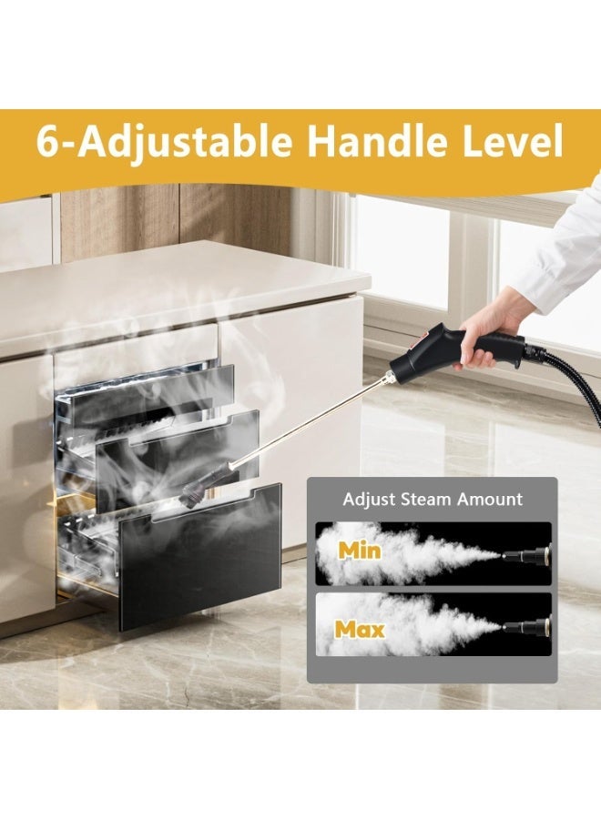 Denx A multi-use steam cleaning device that operates electrically, with a power of 1500 watts, and a water capacity of 1.2 L - Image 4