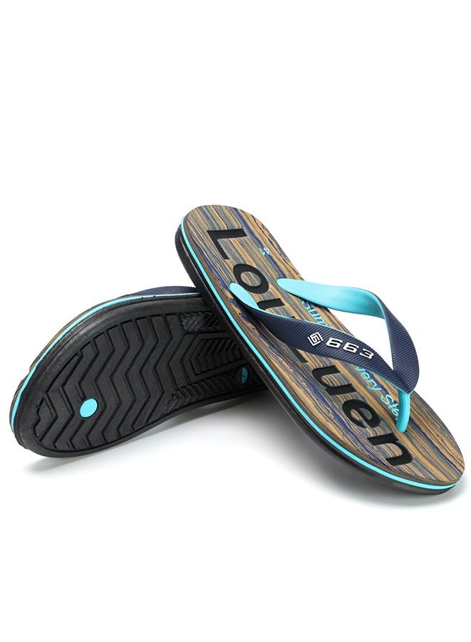 High Quality Summer Mens Slippers, Bathroom Slippers Anti-slip Indoor Slippers Soft Light Weight Flat Sandals Slippers - Image 1
