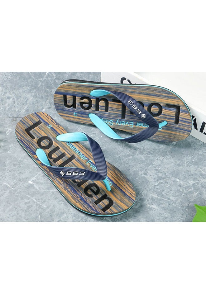 High Quality Summer Mens Slippers, Bathroom Slippers Anti-slip Indoor Slippers Soft Light Weight Flat Sandals Slippers - Image 4