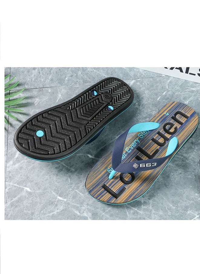 High Quality Summer Mens Slippers, Bathroom Slippers Anti-slip Indoor Slippers Soft Light Weight Flat Sandals Slippers - Image 5