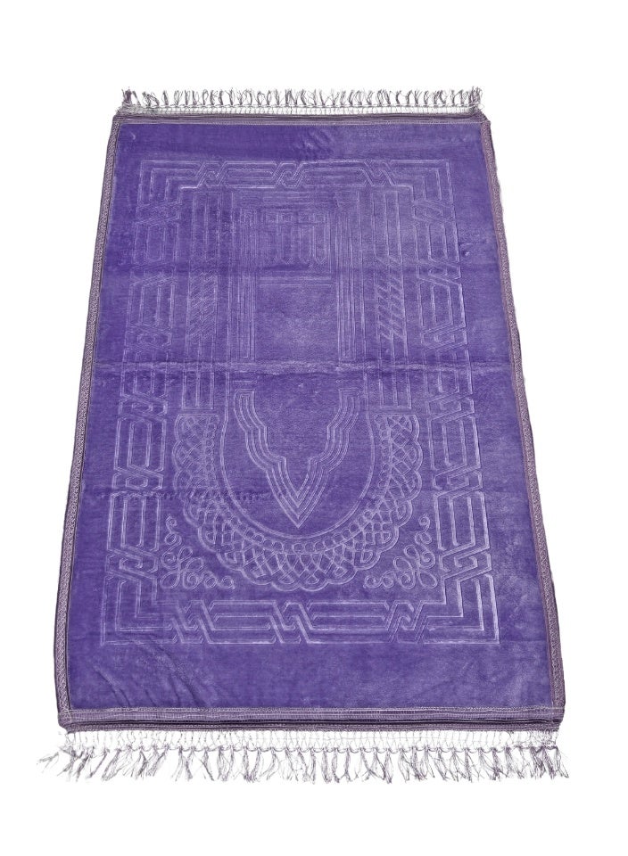 SMART HOME Luxurious Prayer Rug Lined With Silky-Soft Microfiber Fabric, 120x70 Cm  - Image 5